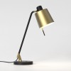 Lampe de bureau Edward Desk noir mat abat-jour or mat Astro Lighting Valente Design