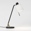 Lampe de bureau Edward Desk noir mat abat-jour blanc brillant Astro Lighting Valente Design