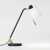 Lampe de bureau Edward Desk noir mat abat-jour blanc brillant Astro Lighting Valente Design