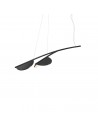 Suspension Almendra S2 Y Short anthracite Flos Valente Design