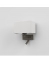 Applique Park Lane Reader LED bronze abat-jour blanc Astro Lighting Valente Design
