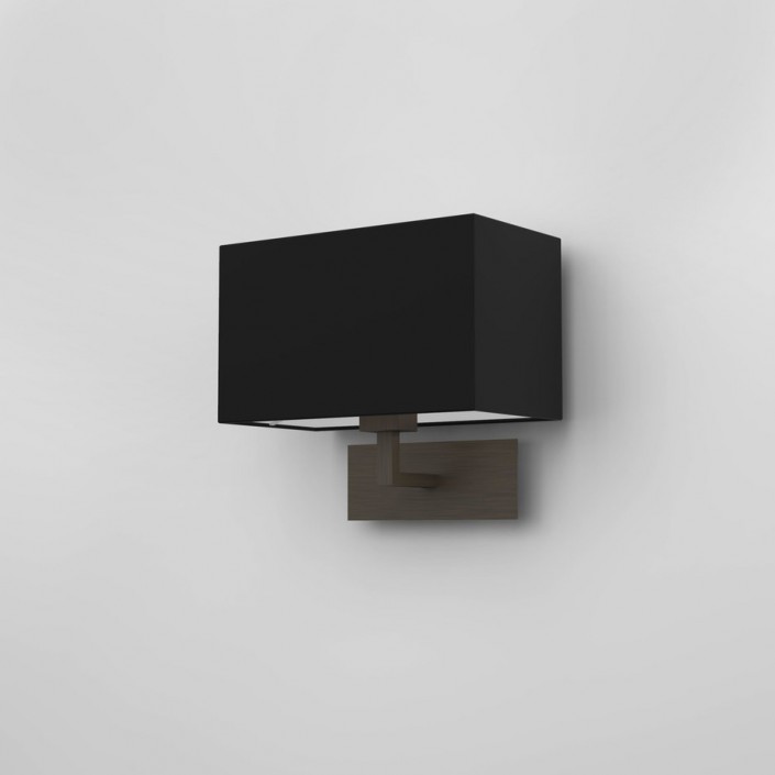 Applique Park Lane Grande bronze abat-jour noir  Astro Lighting Valente Design
