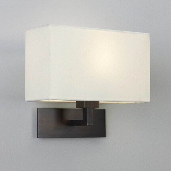 Applique Park Lane Grande bronze abat-jour blanc  Astro Lighting Valente Design