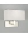 Applique Park Lane nickel mat abat-jour blanc Astro lighting Valente Design