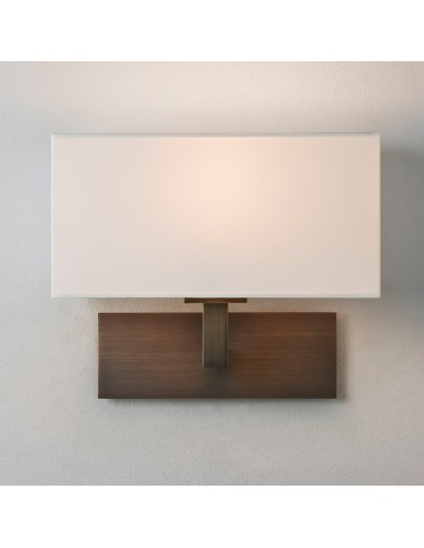 Applique Park Lane bronze abat-jour blanc Astro lighting Valente Design