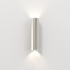 Applique Hashira 300 nickel mat Astro Lighting Valente Design de face