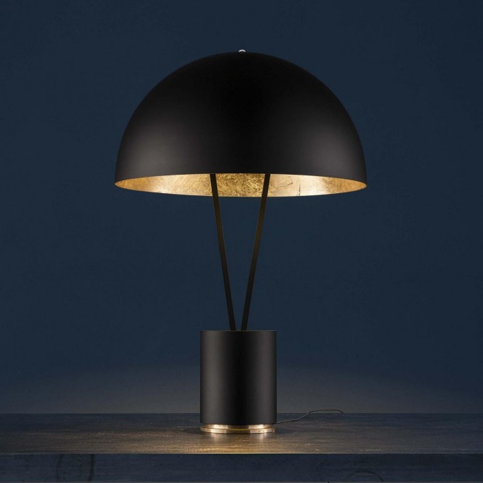 Lampe à poser Ale BIG noire Foscarini Valente Design