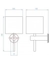 Applique Arezzo Wall plan Astro-lighting 