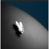 Lampe à poser Ale BIG noire Foscarini Valente Design détail mouche