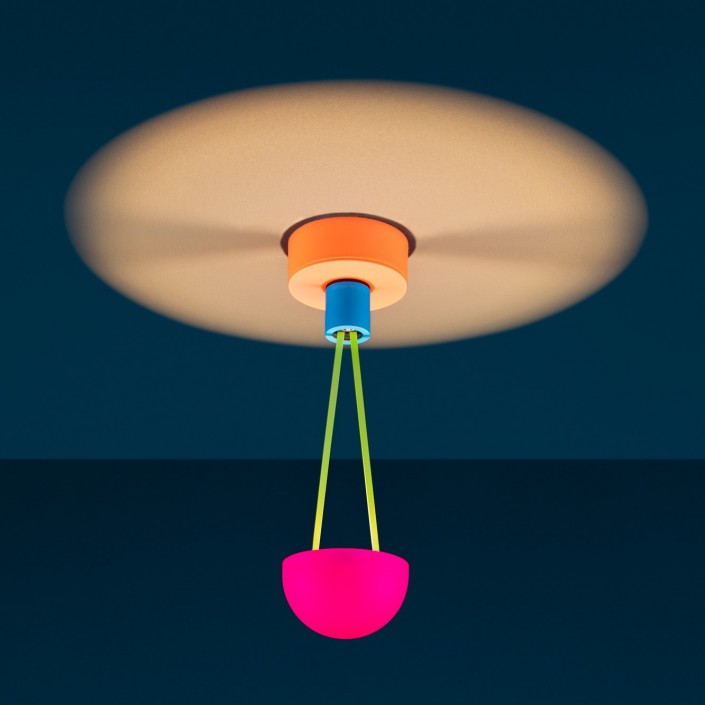 Plafonnier Ale C fluo Catellani and Smith Valente Design