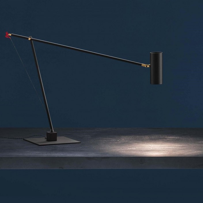 Lampe à poser Ettorino T noir Catellani and Smith