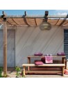 Éclairage extérieur avec le plafonnier Garota PF 01 de la marque Bover chez Valente Design