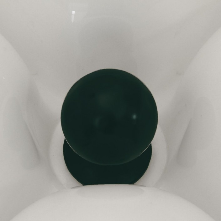 Boule pour lampe Pipistrello sur abat-jour blanc - vert agave - Martinelli Luce - Valentedesign.com