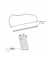 Position du diffuseur en verre pour lampe de table Snoopy Flos Valente Design