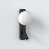 Applique Zeppo Reader noir mat Astro Lighting Valente Design pose horizontale éteinte