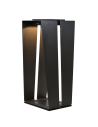 Lanterne solaire SKAAL Aluminium gris espace 40 cm Les Jardins Valente Design