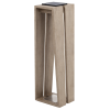 Lanterne solaire SKAAL teck 70 cm Les Jardins Valente Design