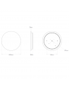 Dimension applique Eclipse Round 350 Astro Lighting Valente Design