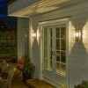 Applique murale Lofoten noir verre transparent Norlys-Valente Design façade