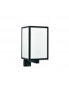Applique murale Lofoten sur bras noir verre opalin Norlys-Valente Design