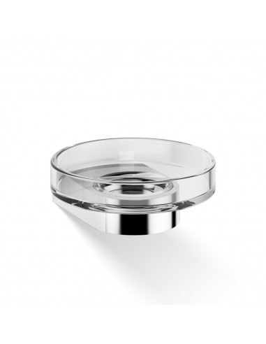 Porte-savon mural CENTURY WSS - Kristall clair - Chrome - Decor Walther - Valentedesign.com