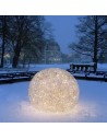 Lampe de sol Fil de Fer F Outdoor Ø 100 cm Catellani & Smith - Valente Design dans la neige
