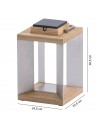 Dimension Lanterne solaire TECKINOX Les Jardins Valente Design 36,5 cm