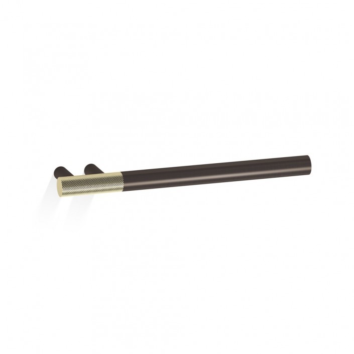 Porte-serviette mural - Club HTH - bronze foncé/or mat - Decor Walther - Valentedesign.com