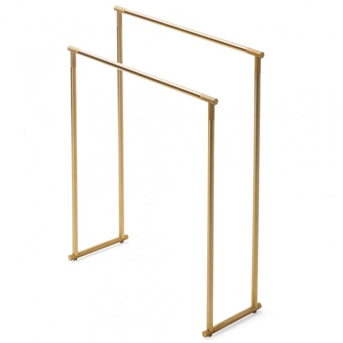 Porte-serviette à poser - Club HT - or mat - Decor Walther - Valentedesign.com