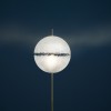 Lampadaire Postkrisi F 64 en laiton avec applique blanche Catellani & Smith - Valente Design détail