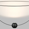 Suspension Elara noir mat Lodes - Studio Italia Design - Valente Design détail diffuseur