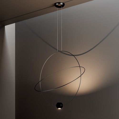 Suspension Elara noir mat Lodes - Studio Italia Design - Valente Design