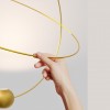 Suspensions Elara or mat Lodes - Studio Italia Design - Valente Design détail
