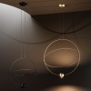 Suspensions Elara or mat et noir mat Lodes - Studio Italia Design - Valente Design