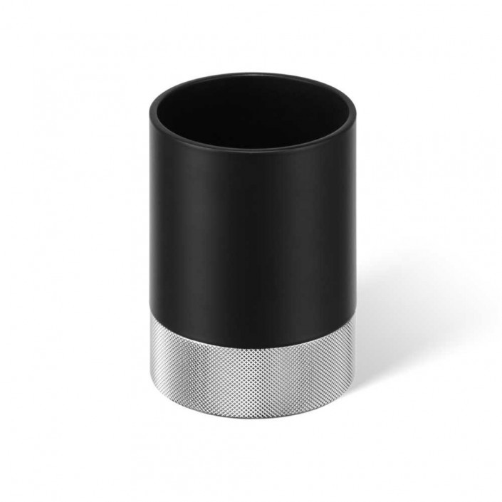 Boîte multi-usages - Club BOD1 - chrome/noir mat - Decor Walther - Valentedesign.com