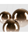 Suspension LED Lodes Random bronze brillant de Lodes - Studio Italia Design Valente Design détail