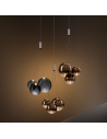 Suspensions Lodes Random bronze brillant et fumé brillant de Lodes - Studio Italia Design Valente Design