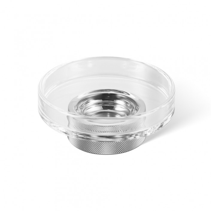 Porte-savon à poser - Club STS - Kristall clair - chrome - Decor Walther - Valentedesign.com