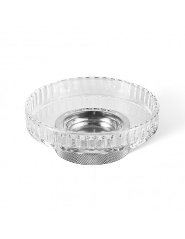 Porte-savon à poser - Club STS - Kristall meulé - chrome - Decor Walther - Valentedesign.com