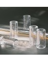 Suspension Luce Orizzontale Flos - Valente Design - cylindres de verre coulé
