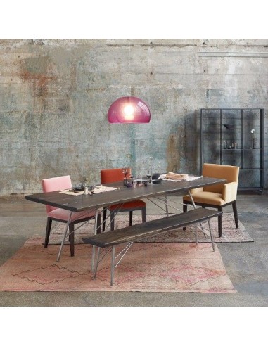 suspension Fl/y rouge cardinal kartell - Valente Design mise en scène