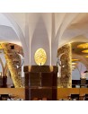 Applique Stchu Moon 05 feuilles or - Catellani and Smith - Valente Design dans restaurant
