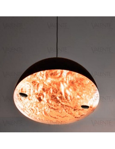 Suspension Stchu-Moon 02 Chandelier feuille cuivre Catellani and Smith - Valente Design
