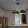 Suspension Stchu-Moon 02 Chandelier feuille or Catellani and Smith - Valente Design dans cuisine