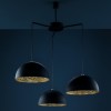Suspension Stchu-Moon 02 Chandelier feuille or Catellani and Smith - Valente Design éteinte