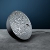 Lampe à poser Stchu-Moon 01 feuille argent Catellani and Smith - Valente Design éteinte