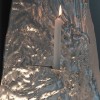 Lampadaire Stchu-Moon 09 feuille argent Catellani and Smith - Valente Design détails