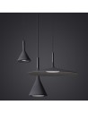 Suspensions Aplomb, Aplomb Mini et Aplomb large anthracite Foscarini - Valente Design