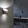 Applique Aplomb gris Foscarini - Valente Design - éclairée
