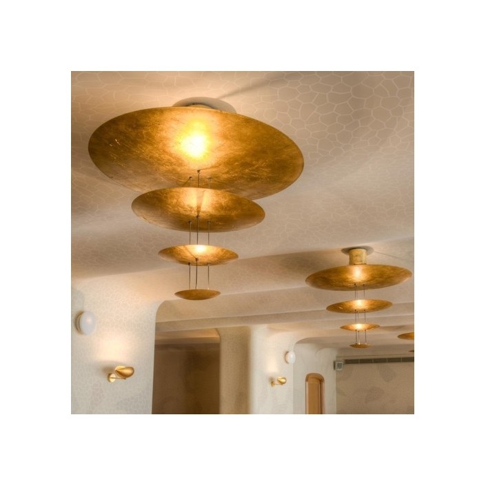 Suspension LED Macchina della Luce mod. A or Catellani and Smith - Valente Design mise en scène